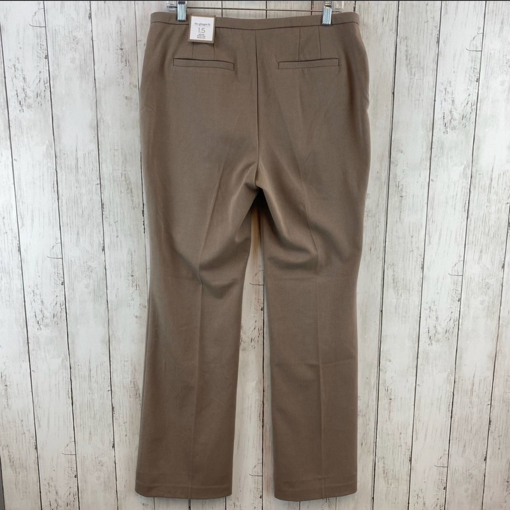 NWT Chico's The Ultimate Fit Metro Wide Leg Pants in Taos Taupe Size 1.5/Medium
